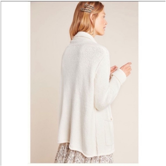 NWT Anthropologie Josie cardigan in ivory size XS - Picture 3 of 6